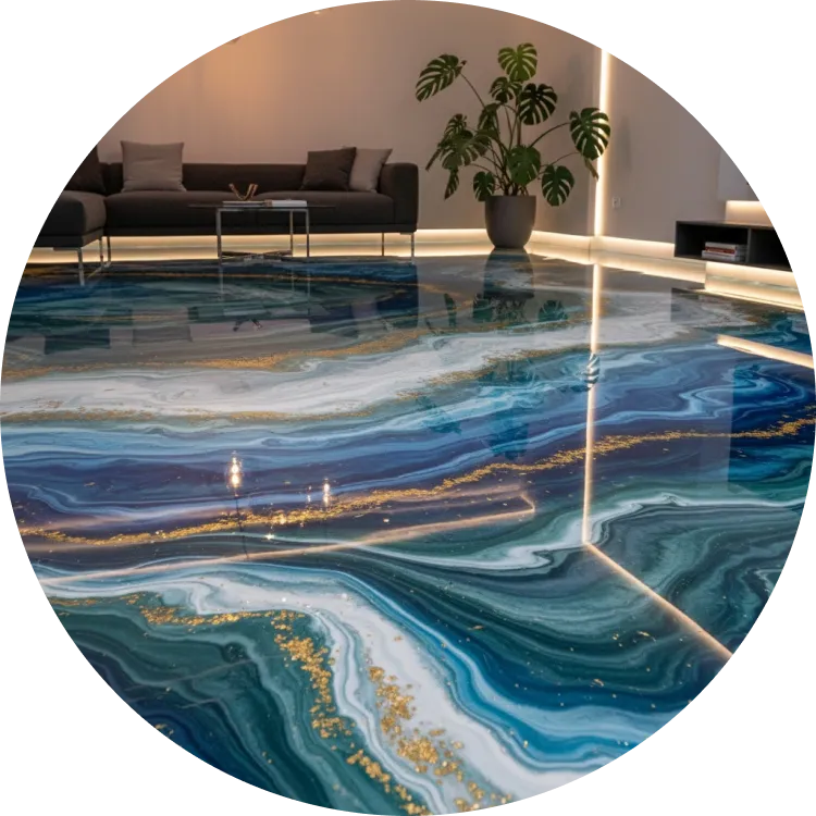 decorative epoxy icon